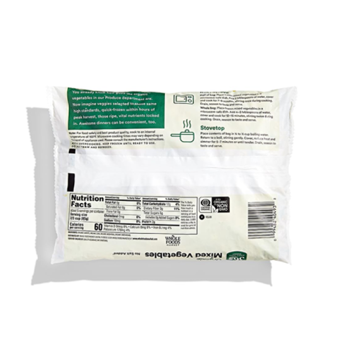 Organic Vegetables Mixed