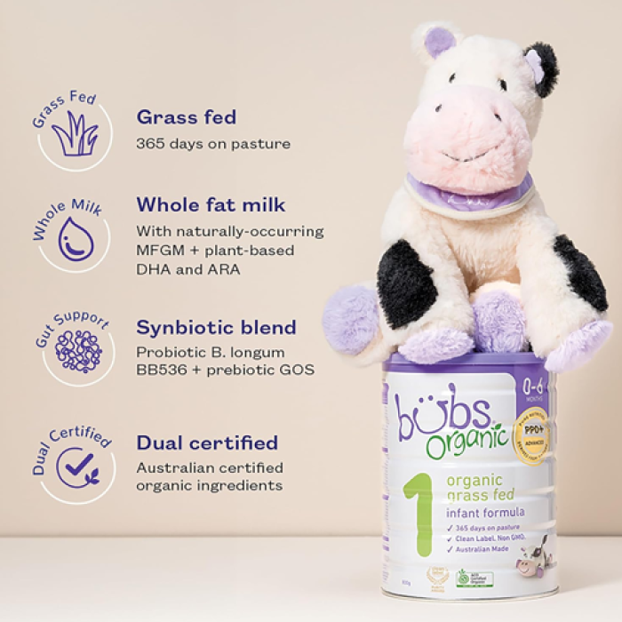 Bubs Organic Grass Fed